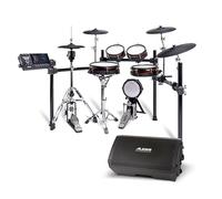 Alesis Strata Core and Strike Amp 12 MK2 - Electric Drum Kit with Triple Zone Cymbals, Active Magnetic Hi-Hat, and 12 Inch 2500W Amp Speaker, with Bluetooth