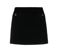 Alessandra Rich bouclé virgin wool-blend miniskirt - Black 40