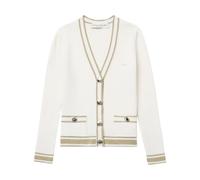 Alessandra Rich Cable-Knit Cardigan - White 40