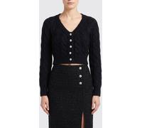 ALESSANDRA RICH Cropped Mohair Wool Cardigan - Size: 40 - female