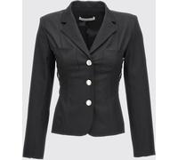 ALESSANDRA RICH Jacket Woman color Black - Size: 42 - female