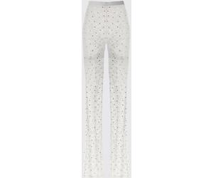 ALESSANDRA RICH Pants Woman color White - Size: 42 - female
