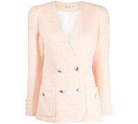 Alessandra Rich sequin-embellished tweed blazer - Pink 40-42