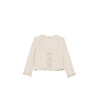Alessandra Rich sequined bow-embellished jacket - Neutrals 40-42-44