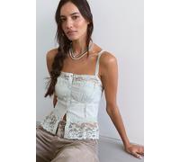 Alessandra Top at Free People in Sea Foam, Size: US 12 - female