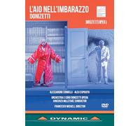 Alessandro Corbelli; Alex Esposito; Francesco Lucii; Marilena Ruta; Lorenzo Martelli; Caterina Dellaere; Lorenzo Liberali; Claudio Fenoglio; Francesco Micheli; Orchestra e Coro Donizetti Opera; Vincenzo Milletari - Gaetano Donizetti: L'aio nell'imbarazzo [DVD]