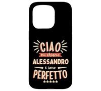 Alessandro Idea Regalo Personalizzata Nome Divertente Case for iPhone 15 Pro