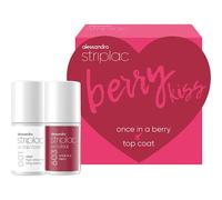 Alessandro Nails Striplac-UV-ColourSet Berry Kiss 001 Top Coat 001 Clear 6.5 ml + UV Colour 603 Once in a Berry Limited Edition 6.5 ml