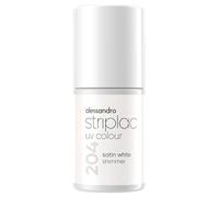 Alessandro Nails Striplac-UV-ColourUV Nagellack 204 Satine White - shimmer