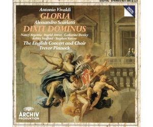 Alessandro Scarlatti - Vivaldi: Gloria · A Scarlatti: Dixit Dominus /Argenta · Stafford · Varcoe · Attrot · Denley · Pinnock