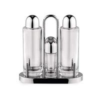 Alessi 5070 Oil/Vinegar Dispenser Tin Glass, Stainless Steel Stainless Steel, Transparent - Oil/Vinegar Dispenser (175 mm, 80 mm, 2 pc(s))