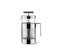 Alessi 9094/8 - Press Filter Coffee Maker or Infuser in 18/10 Stainless Steel Mirror Polished and Heat Resistant Glass, 8 Cups