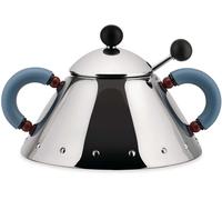 Alessi - 9097 - Sugar bowl with spoon -light blue