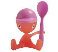 Alessi A di Cico Egg Cup with Salt Castor and Spoon - Pink