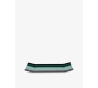 Alessi Alessi Arran Rectangular Stainless-Steel Tray 48cm Green And Purple 1 Size