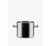 Alessi Convivio DC100/20 - Design Pot in Multiply, Suitable for Induction, Stainless Steel and PVD with Magnetic Steel Bottom, 20 cm, Mat