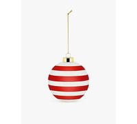 Alessi Alessi Delight 4 Glass Christmas Bauble 9cm Red 1 Size