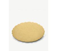 Alessi Alessi Dressed 24-Carat Gold-Plated Stainless Steel Round Tray 35cm Nocolor