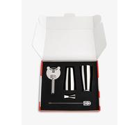 Alessi Alessi Il Bar Stainless Steel Cocktail Gift Set Of Four Inox