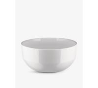 Alessi Itsumo NF07/38 20 - Designer Salad Bowl, Everyday Use, Minimalist Aesthetic, in White Porcelain, Diameter 20 cm