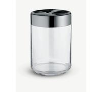 Alessi Alessi Julieta Glass and Stainless Steel Jar 15.8cm Nocolor