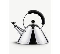 Alessi Alessi Kettle With Bird-Shaped Whistle Black