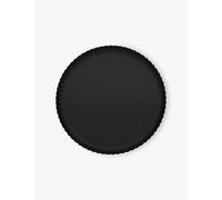 Alessi Alessi Pleats Small Round Steel Tray Nocolor