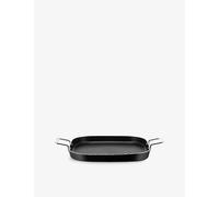 Alessi Alessi Pots&Pans Aluminium and Stainless-Steel Grill Pan 29cm Black 1 Size