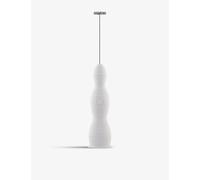 Alessi Pulcina MDL11 W - Design Milk Frother Beater, in Thermoplastic Resin, Steel Whisk and Rechargeable Battery, White