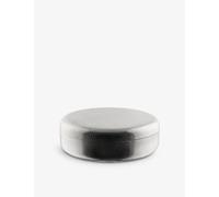 Alessi Alessi Textured Stainless-Steel Round Kitchen Box 23cm Nocolor