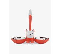 Alessi Alessi Tigrito Thermoplastic Resin and Stainless Steel Cat Bowl Nocolor