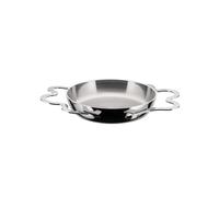 Alessi AM42 Tegamino, Egg pan with Two Handles in Multiply with lid in 18/10 Stainless Steel.