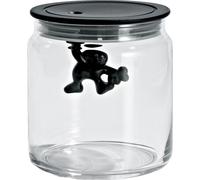 A di Alessi - AMDR04 B Gianni Kitchen box with hermetic lid, 70cl Black