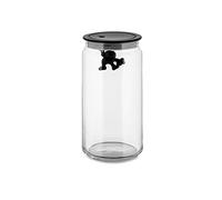 Bekannt, Beliebt, Klassiker: Gianni Küchendose mit Deckel Weiß AMDR06 W Alessi Das Comic-Pop-Art-Design der Gianni Serie von Alessi ist zu einem bekannten Klassiker avanciert - auch diese Küchendose mit dem kleinen, hängenden Männchen zählt dazu. So verstauen Sie Ihre Lebensmittel mit einem Funken Spaß und Humor. Die Küchendose fasst 140 cl und besteht aus Glas und thermoplastischem Harz. Hinweis: Dieser Artikel ist ein Einzelstück. Als Einzelstücke verkaufen wir ungebrauchte und neuwertige Artikel, die KEINE Beschädigungen aufweisen. Das können zum Beispiel Auslaufmodelle, Restposten oder Retourenartikel sein. Da die Artikel zudem oft nur in begrenzter Stückzahl vorhanden sind, sind sie für den Zwischenverkauf vorbehalten. Einzelstücke sind wie alle Designerschnäppchen vom Umtausch ausgeschlossen.