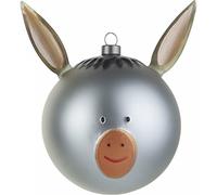 Lassen Sie Ihren Weihnachtsbaum mit den wunderschönen Alessi Weihnachtskugeln erstrahlen. Hier sehen Sie die größere Version der Weihnachtskugeln. Jede Kugel misst um die 9 cm . Die Kugeln aus der Le 