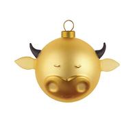 Lassen Sie Ihren Weihnachtsbaum mit den wunderschönen Alessi Weihnachtskugeln erstrahlen. Hier finden Sie die größere Version der Weihnachtskugeln. Jede Kugel misst um die 9 cm . Die Kugeln aus der Le Palle Presepe Kollektion werden aus mundgeblasenem Glas hergestellt und mit viel Liebe handdekoriert . Betrachten Sie die Kugeln von Marcello Jori genau und Sie erkennen die Feinheiten und Liebe im Detail. Es handelt sich hier um die Alessi Weihnachtskugel Bue der Ochse.