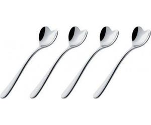 Alessi - AMMI08SET Big Love Set of four coffee spoons Silver (Heart Shaped)