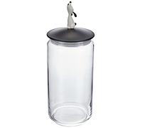 Alessi AMMI21 B Design Dog Food Container, Thermoplastic Resin, Black