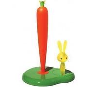 Alessi ASG42 GR Bunny & Carrot, Kitchen roll holder, Green BLACK FRIDAY DEAL £55