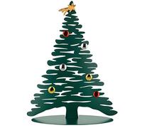 Alessi Bark Bg06 Gr-Design Christmas Ornament in Steel Coloured with Epoxy Resin, Green with Magnets in Porcelain, One Size