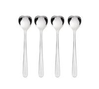 Alessi A di AMMI01CUS4 Set Composed of Four Ice Cream Spoons in 18/10 Stainless Steel, Silver, 17 x 19 x 10 cm
