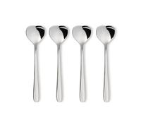 Alessi AMMI08/7 Big Love Set of Four Tea Spoons, 18/10 Stainless Steel, Steel