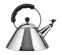 Alessi Bird Shaped Whistle 1.7L Kettle Black