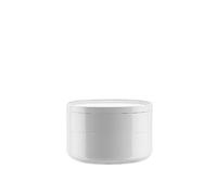 Alessi Birillo bathroom storage with lid 18 cm White