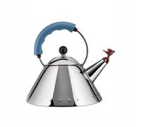 Alessi Blue Bird Whistle Hob Kettle, Diameter 22cm, Height 22.5cm, centilitre capicity 200cl
