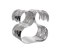 Alessi BM03 Bark Bottle Rack 18/10 Stainless Steel Mirror Polished, Silver, 19 x 15 x 19 cm