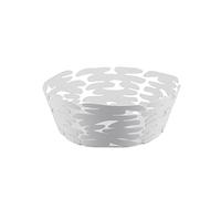 Alessi BM10/18 W Barket Round Basket, Alloy Steel, White