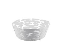Alessi BM10/21 W Barket Round Basket, Alloy Steel, White