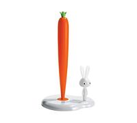 Alessi Bunny and Carrot ASG42 W - Design Kitchen Roll Holder in Thermoplastic Resin, White