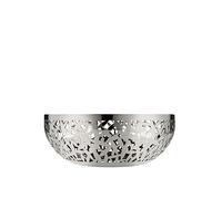 Alessi Cactus - Perforated Centrepiece Fruit Bowl, Stainless Steel, 29 cm | Centrepiece fruit bowl designed by Marta Sansoni, laser-perforated, for serving fruit at the table